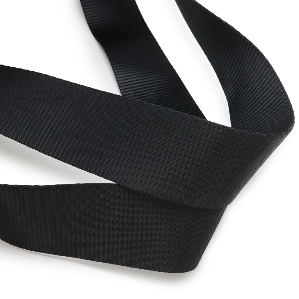 CHANEL Black Coated Canvas Logo Shoulder Bag - Picture 6 of 9